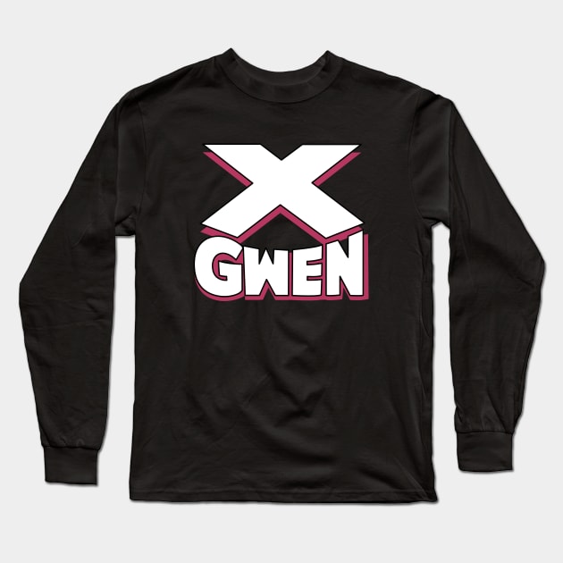 X-Gwen Long Sleeve T-Shirt by JamesCMarshall